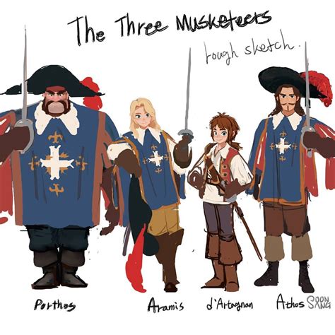 soonsang on Instagram: “The Three Musketeers Athos _ Porthos _ Aramis ...