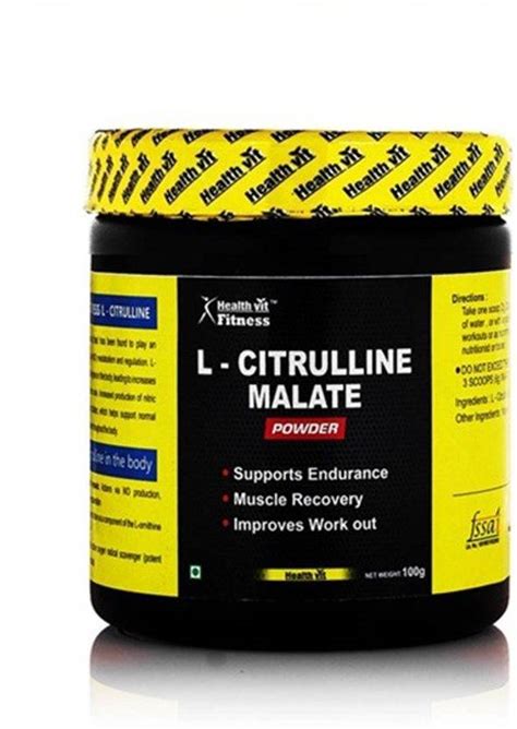 HealthVit L-Citrulline Malate Powder- 100gm Nutrition Drink Price in ...