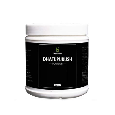 Buy Herbal Joy Dhatu Purush Powder for Men - 300 Gram (Pack of 1 ...