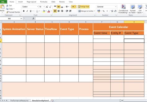 Image result for Discrete Event Simulation Excel