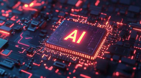 Ai technology microchip background digital transformation concept ...