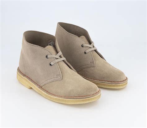 Clarks Originals Clarks Originals Womens Desert Boots Sand Suede ...