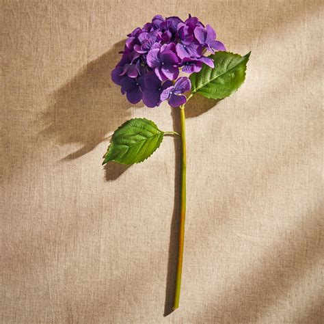 Shop Purple Hydrangea Faux Flower Stem - Single - at Best Price Online ...