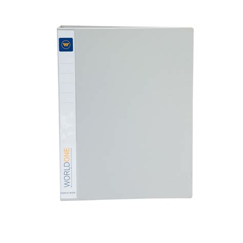 ‎Worldone Presentation Display Book File for Documents in Thick PP boa ...