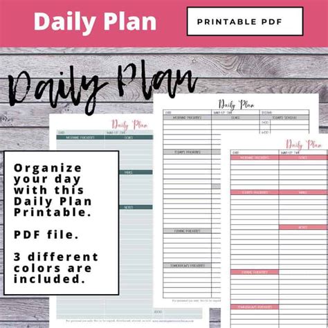 Image result for Daily Plan
