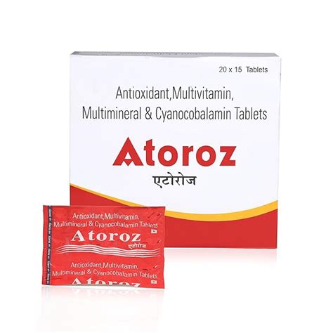 ATOROZ Daily Use Multivitamin, Multimineral Tablets for Men & Women ...