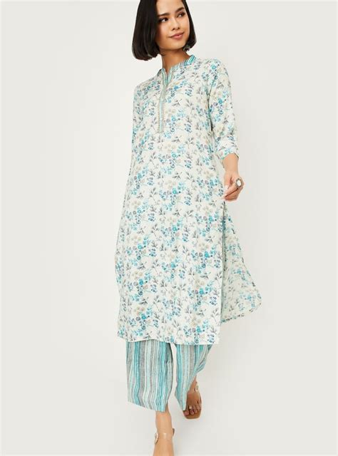 Buy Women Printed Straight Kurta Set Online at just Rs. 999.0 ...