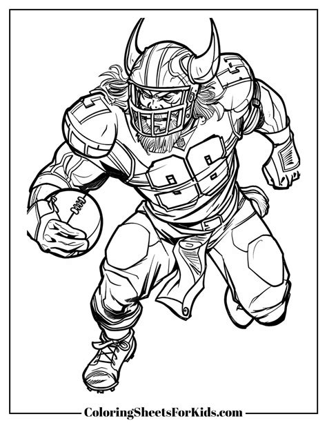 Nfl Football Player Coloring Pages