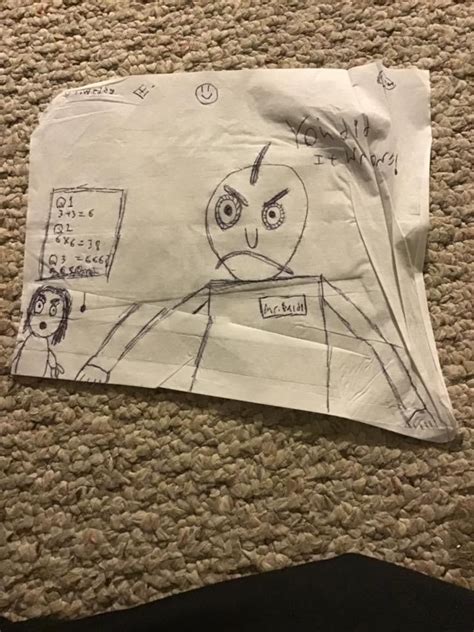 Image result for Baldi Drawing