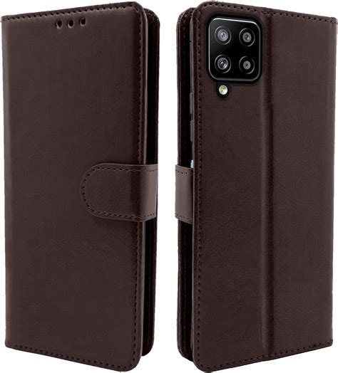 Pikkme Samsung Galaxy M12 / F12 / A12 Flip Cover| PU Leather Finish ...