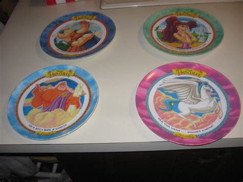 McDONALD'S WALT DISNEY'S VINTAGE HERCULES COLLECTORS PLATES SET OF FOUR ...