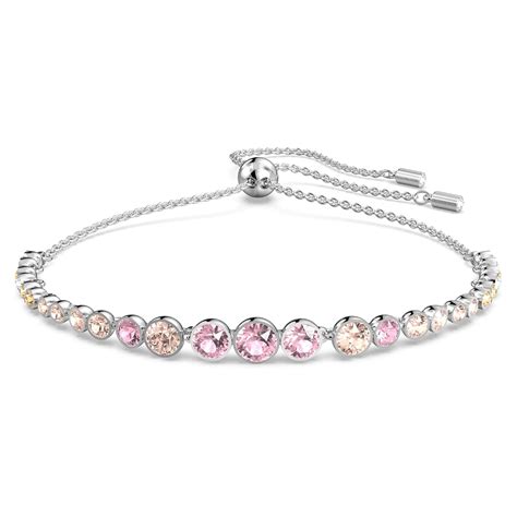 Buy SWAROVSKI Emily bracelet, White, Rhodium plated at Amazon.in