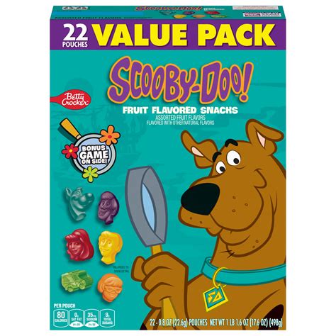 Betty Crocker Scooby Doo Fruit Flavored Snacks - Shop Fruit snacks at H-E-B