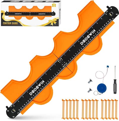 Pebble Connectable Contour Gauge 20inch, Fathers Day Gifts for Men Dad Husband Him, Super Gauge ...