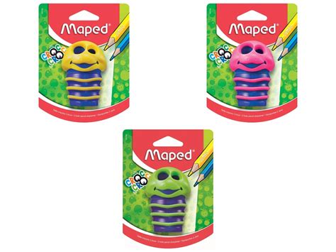 Maped Croc Croc 2Hole Blister Sharpners - Pack Of 3 — Toycra