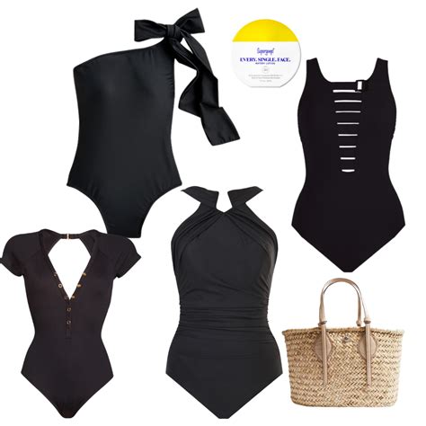 Our Favorite Black Bathing Suits - Seasons Embraced