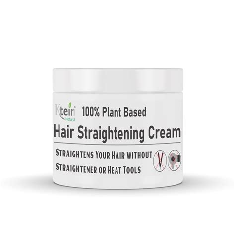 Ktein 100% Plant Based Hair Straightening Cream Natural