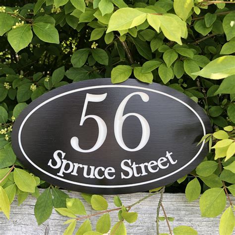 Exterior House Number Signs at Brock Kyte blog