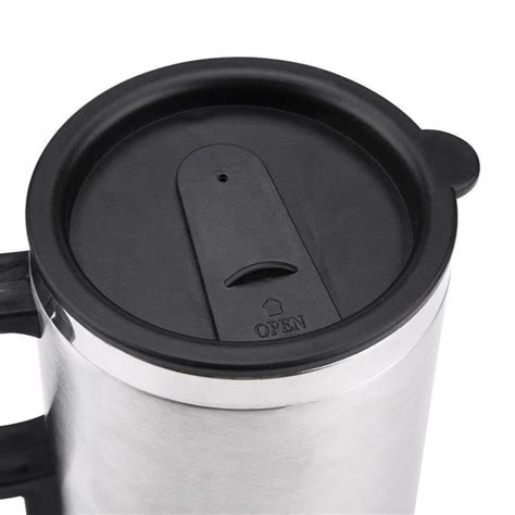 12V Car Charging Electric Kettle Mug (Silver) — DeoDap