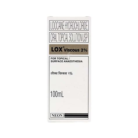 Lox Viscous 20 MG/ML Oral Solution For Local Application (100): Uses ...