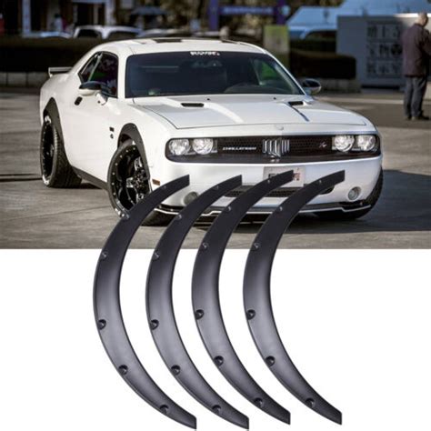 Buy For Dodge Challenger Charger RT RXT Fender Flares Flexible Body Kit ...