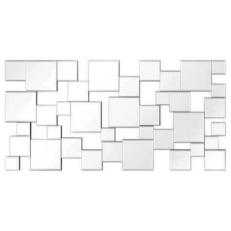 Empire Art Direct Wall Mirror 24-in W x 48-in H Irregular Clear ...