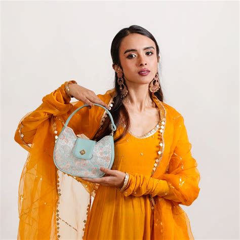 Eden Mint Moon Bag Online - Premium Shoulder bag | Nestasia