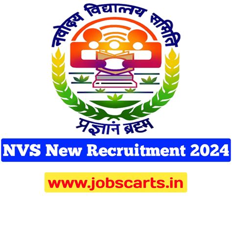 NVS Non Teaching Post Recruitment 2024 ! Apply Online For 1234 Posts ...