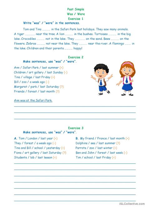 Grammar. Was / were general grammar…: English ESL worksheets pdf & doc