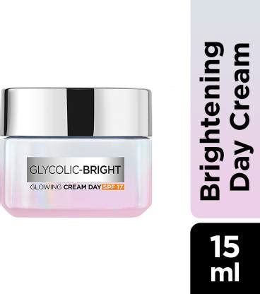 L'Oréal Paris Glycolic Bright SPF 17 Day Cream|Brightening Face ...