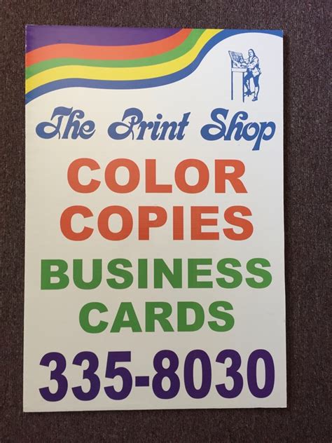 Print Shop Sign 的图像结果