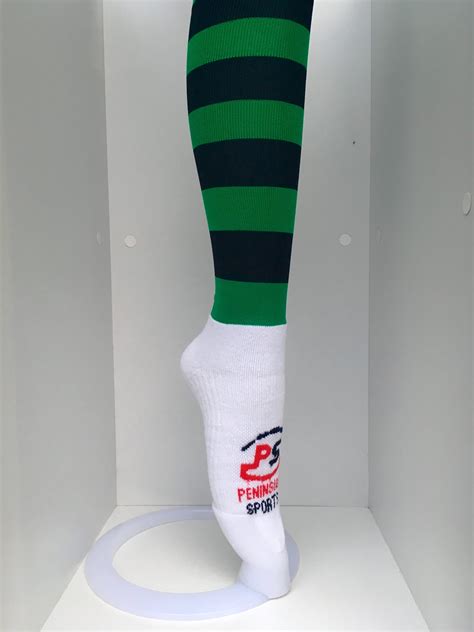 XL Compression Socks Green & Black (6-12) - Peninsula Sports