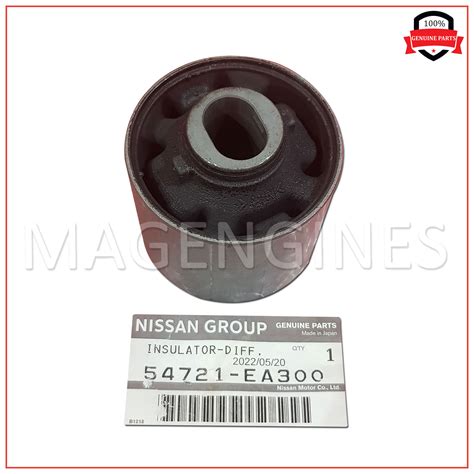 54721-EA300 NISSAN GENUINE INSULATOR-DIFFERENTIAL MOUNTING 54721EA300 ...