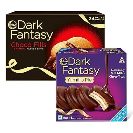 Sunfeast Dark Fantasy Choco Fills, 300Gm, Original Filled Cookies With ...