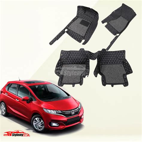 Honda Jazz Premium 7D Floor Mats - Buy 7D Car Floor Mats Online