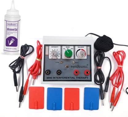 Physiowell IFT Manual 4 Channel MINI IFT Portable Physiotherapy Machine ...