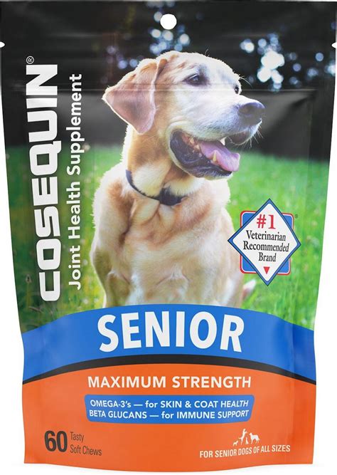 Nutramax Cosequin Senior Joint Health Supplement for Senior Dogs, 60 ...