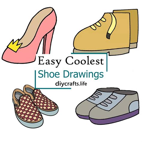 Shoe Value Drawing at Phyliss White blog