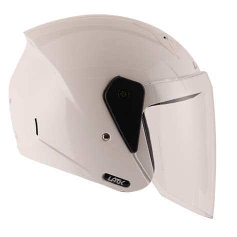 Vega Lark White Helmet | Shop Helmets at BIKERSTORE.IN – BikerStore.in