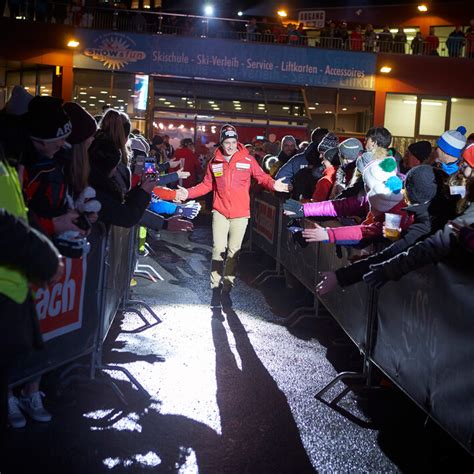 Siegerehrung und Startnummernauslosung AUDI FIS Skiweltcup