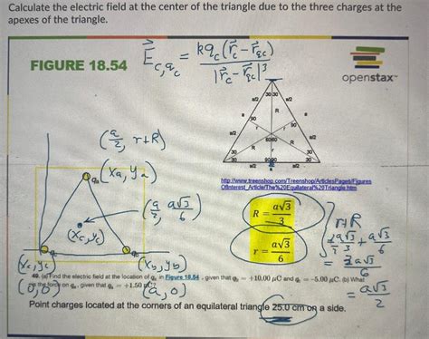 Image result for Electric Field Triangle Problem