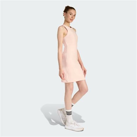 adidas Future Icons Small Logo Dress - Pink | Free Shipping with adiClub