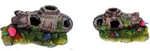 Aquapetzworld Fish Tank Decorations Sunken Submarine Aquarium Decor ...