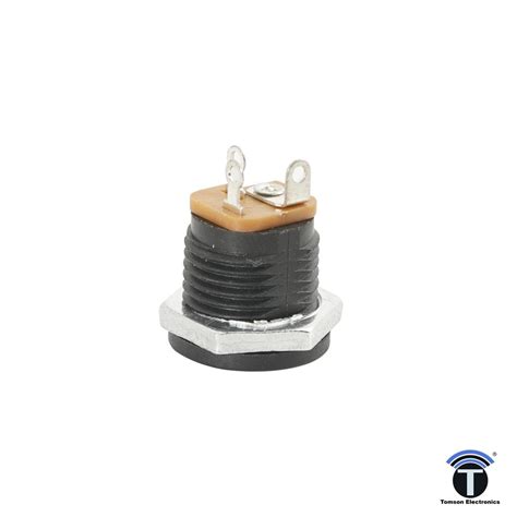 DC Power Jack 5.5mm x 2.1mm Panel Mount Screw Nut Type – TOMSON ELECTRONICS