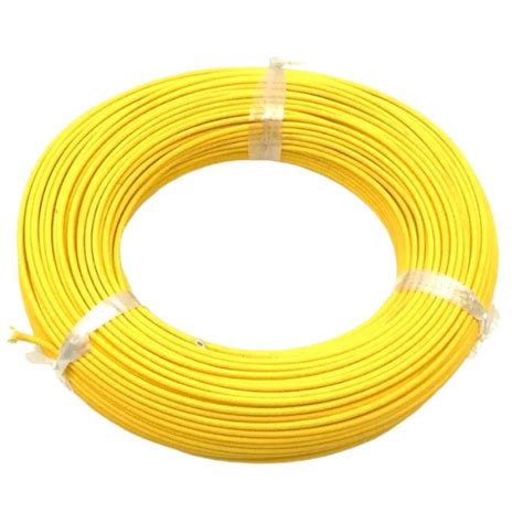 Single Strand Wire Roll for PCB - 23AWG (Gauge) - Yellow - 92 meter buy ...