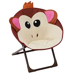 FYCAN Children Folding Monkey Chair Small Moon Recliner Baby Cartoon ...
