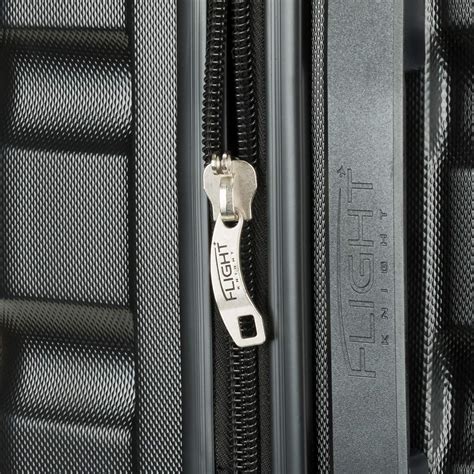 Flight Knight Lightweight 4 Wheel ABS Hard Case Suitcases Cabin Carry ...