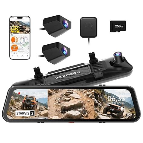 WOLFBOX G900 Tripro Bumper Version Dash Cam for Car, 3 Channel 4K ...