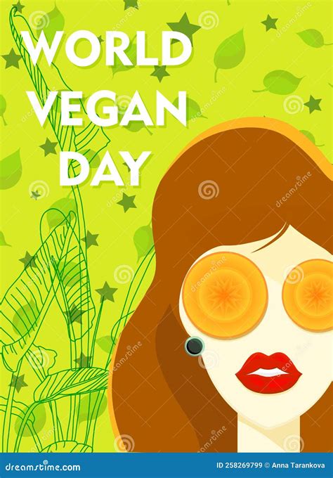 Modern Trendy Banner on the Theme of Vegetarianism. World Vegan Day. HEALTHY FOOD Stock Vector ...