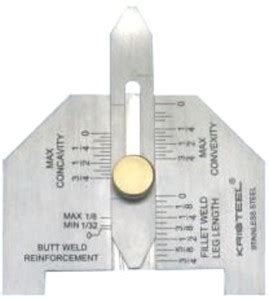 KRISTEEL AUWG Kristeel Automatic Weld Gauge Non-magnetic Engineer's ...